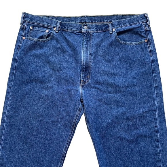 Levi’s 550 Men’s Relaxed Fit Blue Denim Jeans Size 48x29 Cotton Non-Stretch - Picture 4 of 10